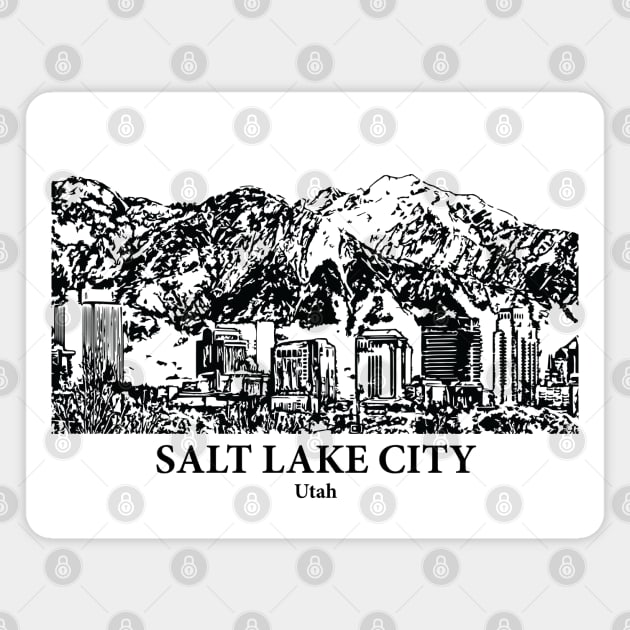 Salt Lake City - Utah Magnet by Lakeric